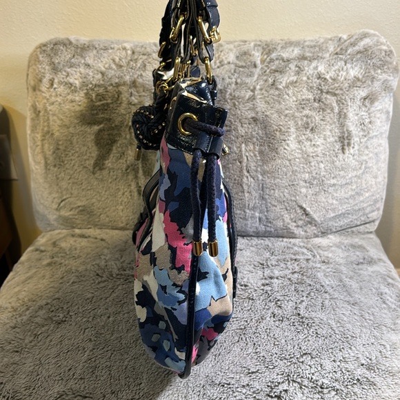 Vintage Juicy Couture Floral Canvas Tote Bag - Picture 5 of 11